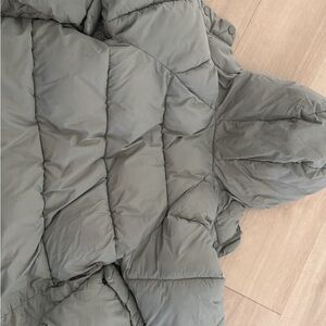 Zara Olive Green Fleece Jacket